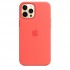 Силиконовый чехол MagSafe для iPhone 12 Pro Max, цвет «розовый цитрус»